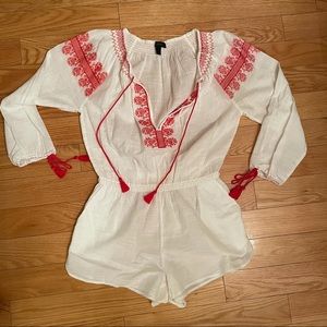 J crew swim cover up romper